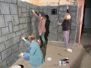 Painting the prison cell